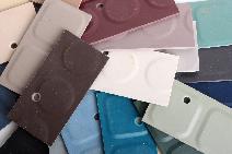 Roundel Solid Color Rubber Flooring